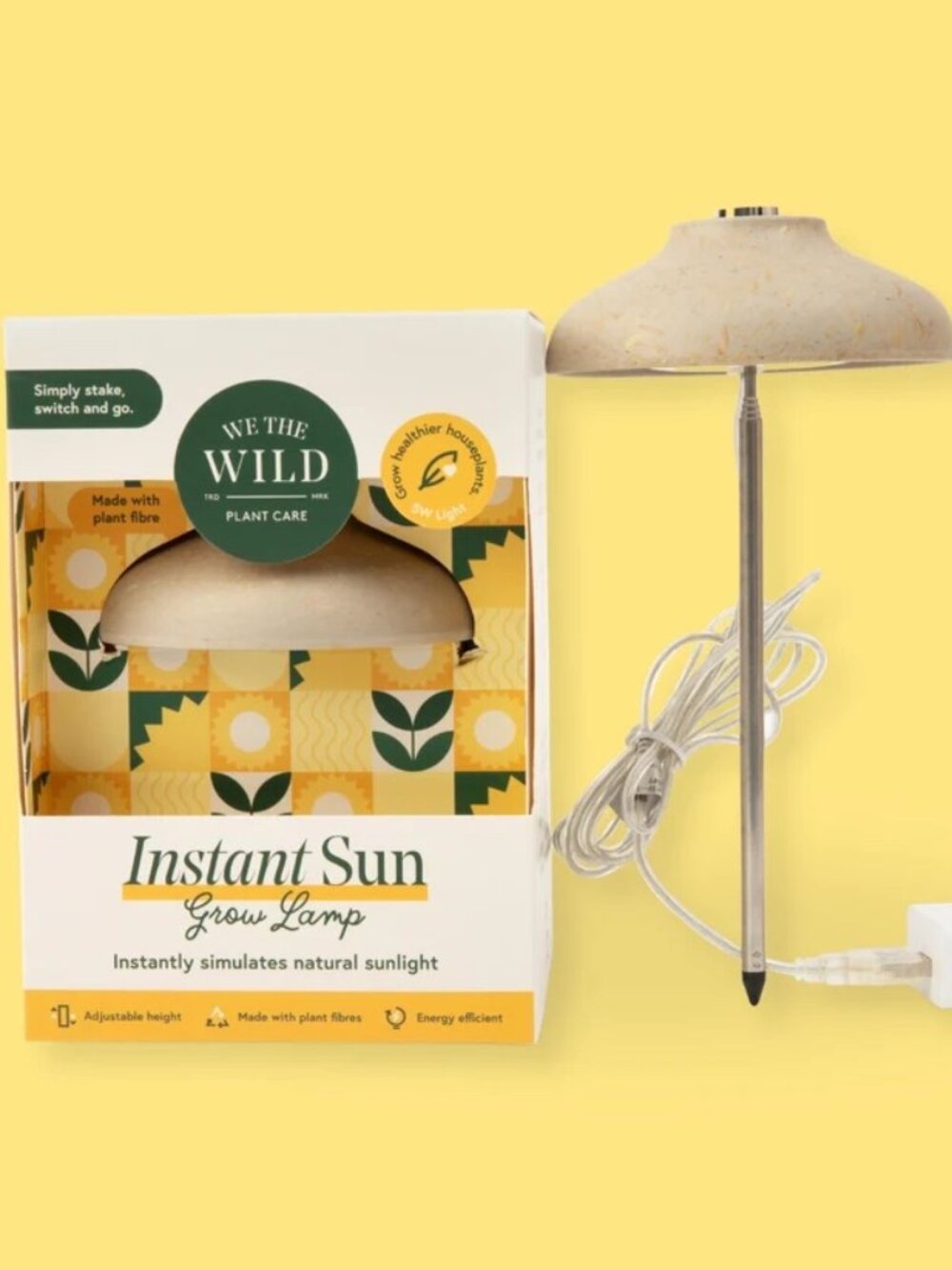 We the Wild Instant Sun Houseplant Grow Lamp